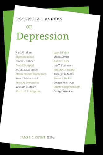Essential Papers on Depression (Essential Papers in Psychoanalysis) von New York University Press