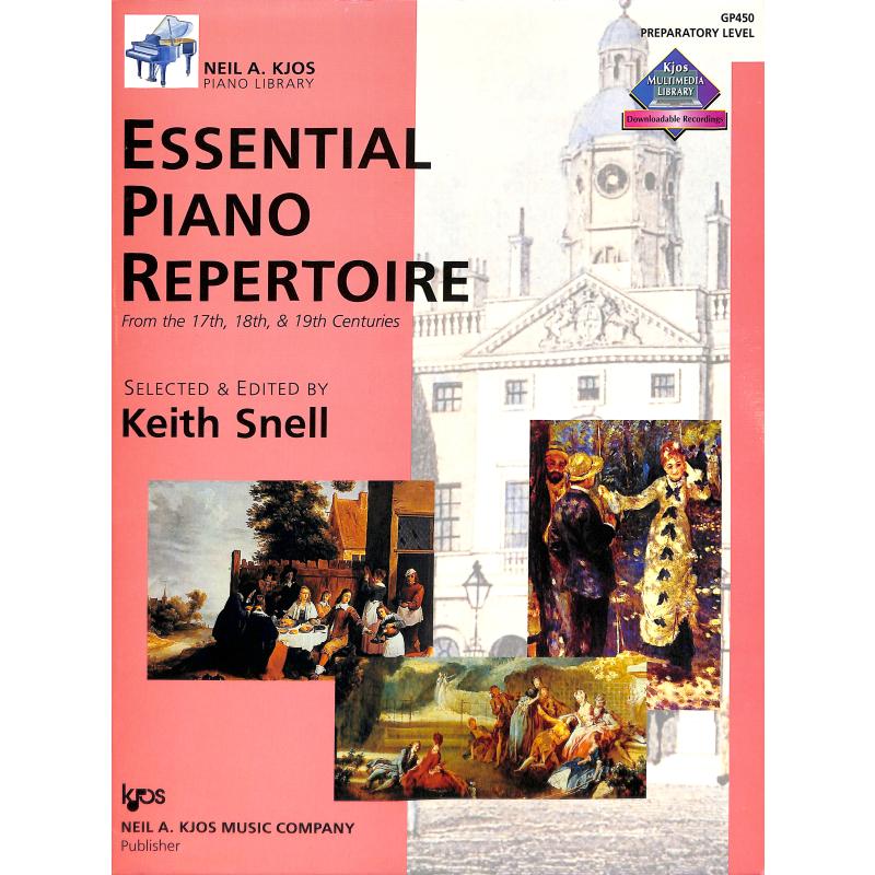Essential piano repertoire - preparatory level Essential piano repertoire - preparatory level