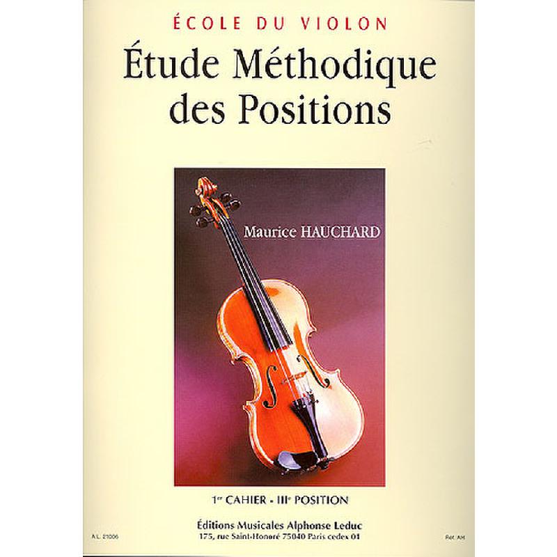 Etude methodique des positions 1