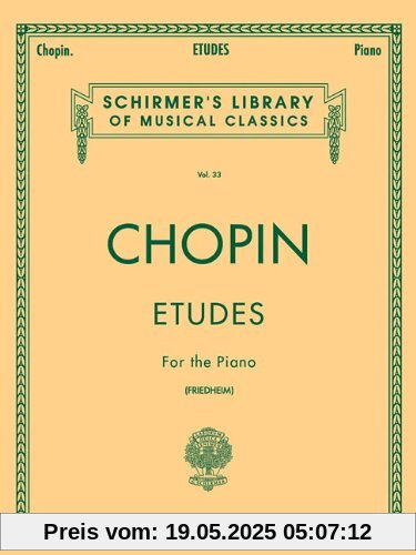 Etudes (Friedheim): Piano Solo (Schirmer's Library of Musical Classics): Schirmer Library of Classics Volume 33 Piano Solo