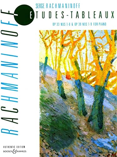 Etudes-Tableaux: op. 33 und 39. Klavier.: Op. 33 Nos. 1-8 and Op. 39 Nos. 1-9 (Russian Piano Classics (Authentic Edition))