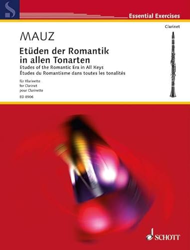 Etüden der Romantik in allen Tonarten: Klarinette. (Essential Exercises)