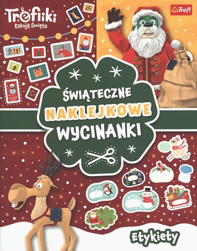 Etykiety Trefliki ratują święta: Świąteczne naklejkowe wycinanki von TREFL Wydawnictwo