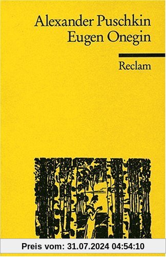 Eugen Onegin: Ein Roman in Versen