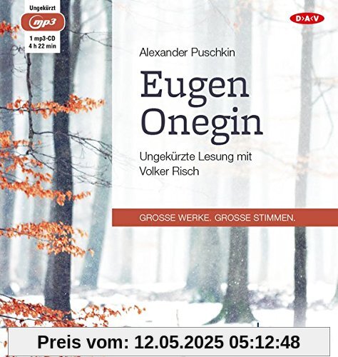 Eugen Onegin: Ungekürzte Lesung (1 mp3-CD)