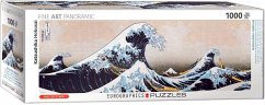 Eurographics 6010-5487 - Die große Welle von Kanagawa von Hokusai, Panorama Puzzle - 1000 Teile von Eurographics