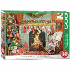 Eurographics 6500-5502 - Weihnachten beim offenen Kamin, Puzzle, 500 Teile von Eurographics