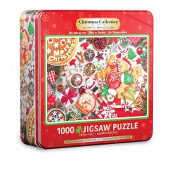 Eurographics 8051-5623 - Weihnachtstisch Puzzledose, 1.000 Blech Puzzle