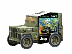 Eurographics 8551-5598 - Armee Jeep Puzzledose , 550 Blech Puzzle von Eurographics
