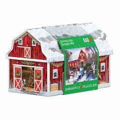 Eurographics 8551-5665 - Christmas Barn, 550 Blech Puzzle von Eurographics