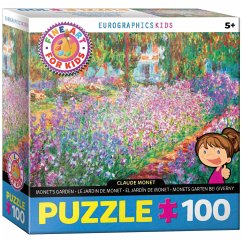 Eurographics 6100-4908 - Monet´s Garten von Claude Monet , Puzzle, 100 Teile von Eurographics