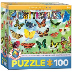 Eurographics 6100-5485 - Garten Schmetterlinge , Puzzle, 100 Teile von Eurographics