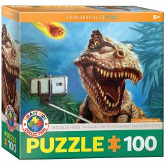 Eurographics 6100-5555 - Dinosaurier Selfie-Heffernan , Puzzle 100 Teile von Eurographics