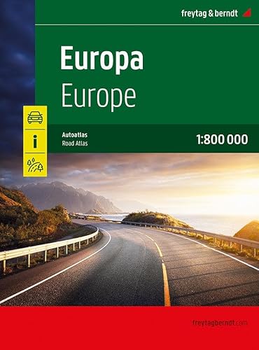 Europa, Autoatlas 1:800.000, freytag & berndt: Straßenatlas mit Spiralbindung (freytag & berndt Autoatlanten) von Freytag-Berndt und ARTARIA