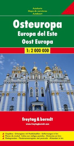 Europa orientale 1:2.000.000 (Auto karte) von Freytag & Berndt