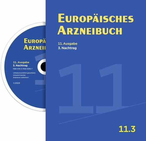 Europäisches Arzneibuch Digital, 11. Ausgabe, 3. Nachtrag: Amtliche deutsche Ausgabe (Ph. Eur.... Europäisches Arzneibuch Digital, 11. Ausgabe, 3. Nachtrag: Amtliche deutsche Ausgabe (Ph. Eur....