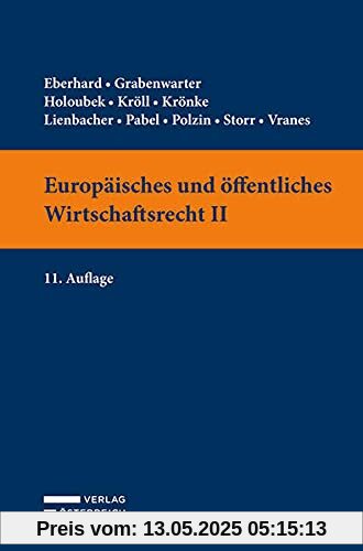 Europäisches und öffentliches Wirtschaftsrecht II