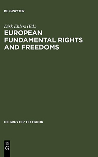 European Fundamental Rights and Freedoms (De Gruyter Textbook) von de Gruyter