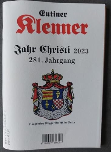 Eutiner Klenner 2023: 281. Jahrgang von Rogge GmbH