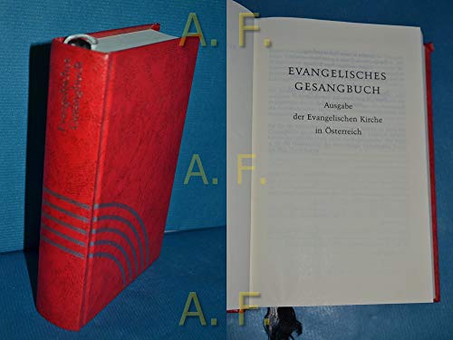 Evangelisches Gesangbuch. Ausgabe der Evangelischen Kirche in Österreich: Kunstlederausgabe
