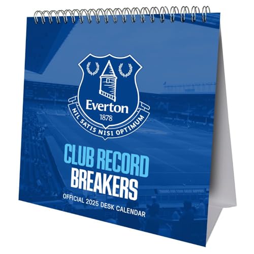 Everton FC Desk Easel Calendar 2025 Everton FC Desk Easel Calendar 2025 von Danilo Promotions LTD