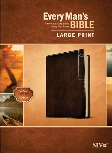 Every Man's Bible: New International Version, Brown, Leatherlike, Explorer Edition