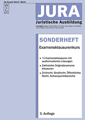 Examensklausurenkurs (Jura-Sonderheft) von de Gruyter