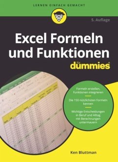 Excel Formeln und Funktionen für Dummies von Wiley-VCH / Wiley-VCH Dummies