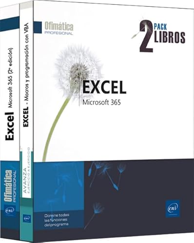 Excel Microsoft 365: Pack de 2 libros: Manual de referencia + Cuaderno de ejercicios sobre Macros y programación VBA (Pack Ofimática) von Ediciones ENI
