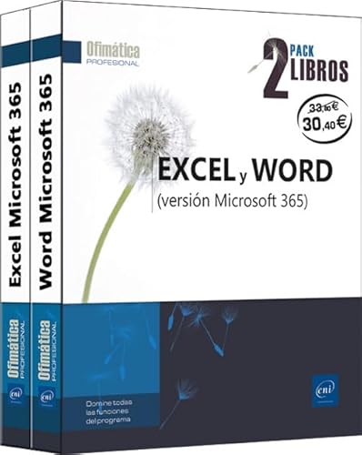 Excel y Word (versión Microsoft 365): Pack de 2 libros (Pack Ofimática) von Ediciones ENI