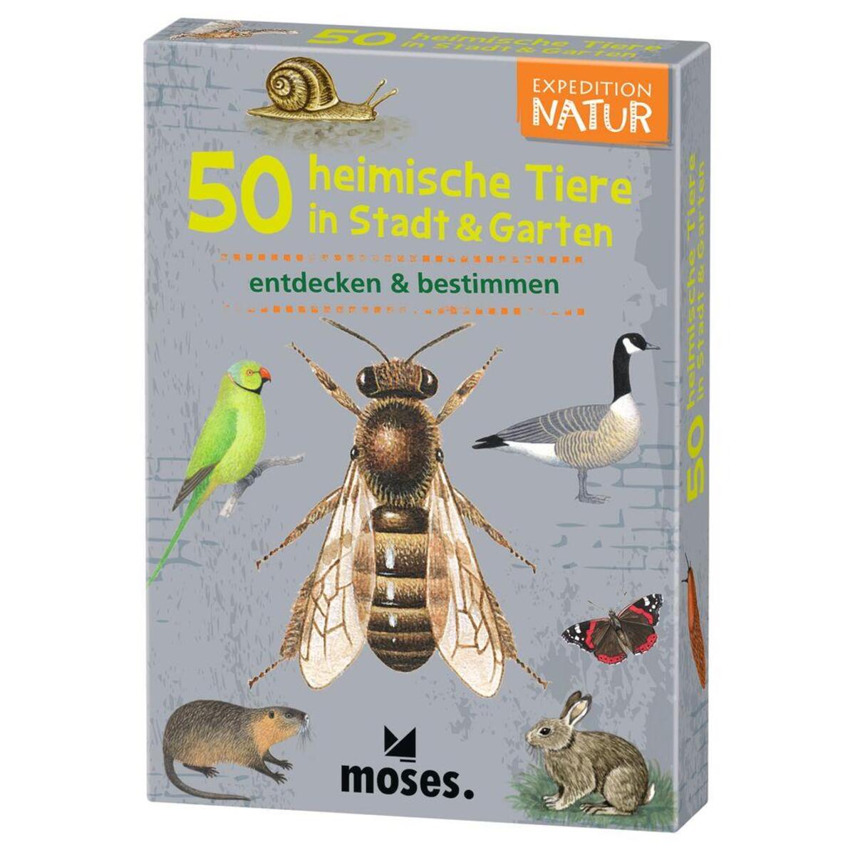 Expedition Natur. 50 heimische Tiere in Stadt & Garten Expedition Natur. 50 heimische Tiere in Stadt & Garten von Moses. Verlag GmbH