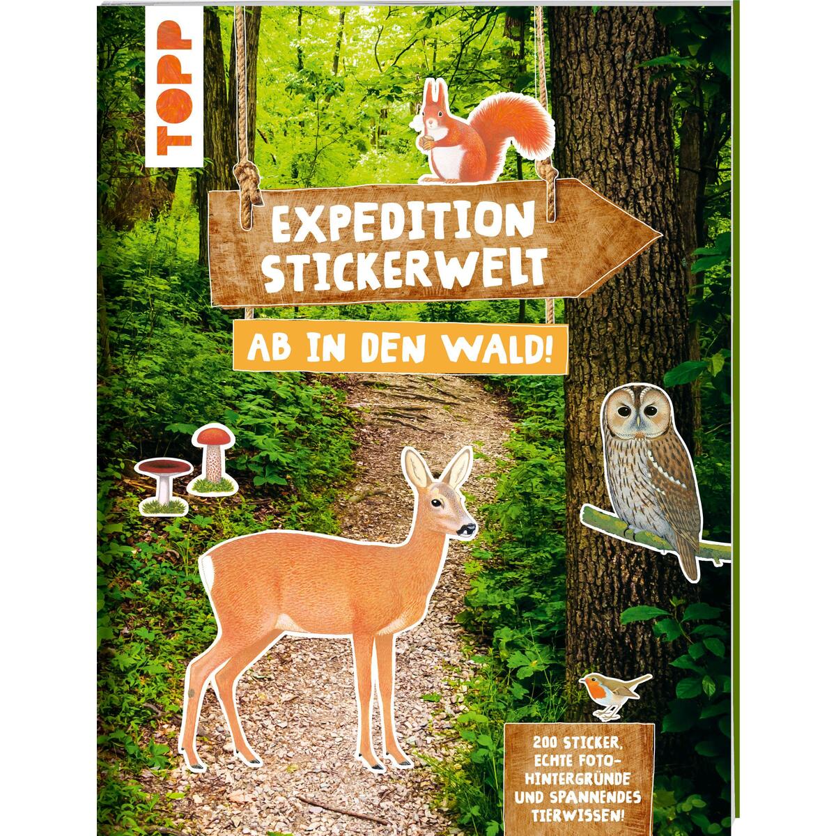 Expedition Stickerwelt - Ab in den Wald! von Frech Verlag GmbH