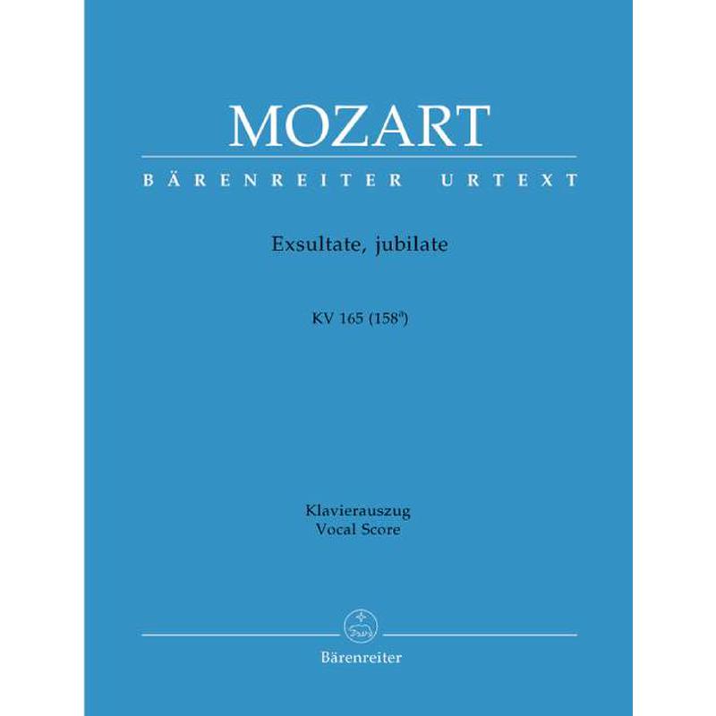 Exsultate jubilate KV 165