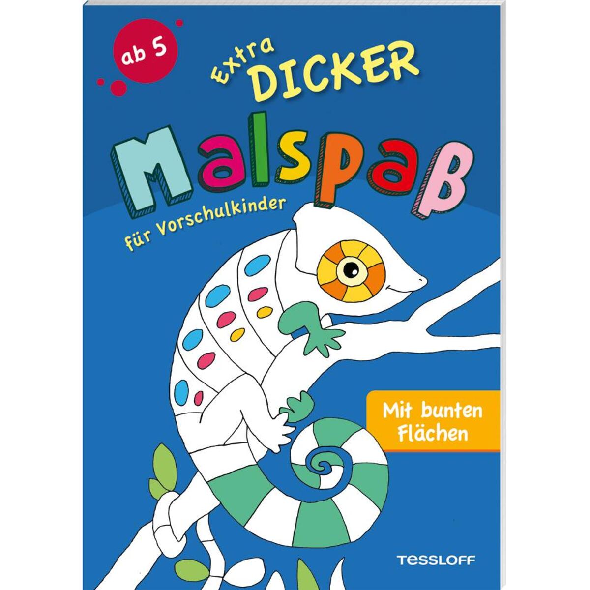 Extradicker Malspaß für Vorschulkinder. Mit bunten Flächen Extradicker Malspaß für Vorschulkinder. Mit bunten Flächen von Tessloff Verlag