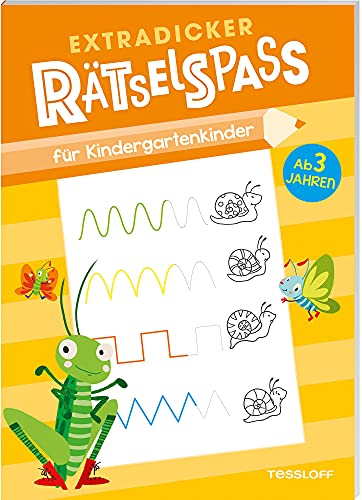 Extradicker Rätselspaß für Kindergartenkinder: Suchen, Zählen, Zuordnen, Verbinden ab 3 Jahren (Rätsel, Spaß, Spiele)