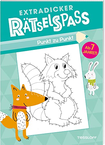 Extradicker Rätselspaß. Punkt zu Punkt / 8 Schwierigkeitsstufen von 1-80 bis 1-150 / Rätselspaß für Mädchen und Jungen ab 7 Jahren: Punkt-zu-Punkt-Rätsel ab 7 Jahren (Rätsel, Spaß, Spiele) Extradicker Rätselspaß. Punkt zu Punkt / 8 Schwierigkeitsstufen von 1-80 bis 1-150 / Rätselspaß für Mädchen und Jungen ab 7 Jahren: Punkt-zu-Punkt-Rätsel ab 7 Jahren (Rätsel, Spaß, Spiele) von Tessloff