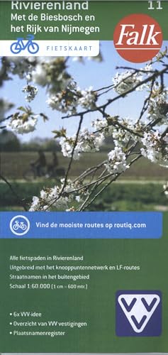 Rivierenland (11) (Fietskaart, Band 11) von Falkplan,The Netherlands