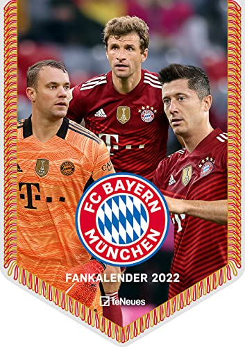 FC Bayern München 2022 - Mini-Bannerkalender - Fan-Kalender - Fußball-Kalender - 21x29,7 - Sport von teNeues