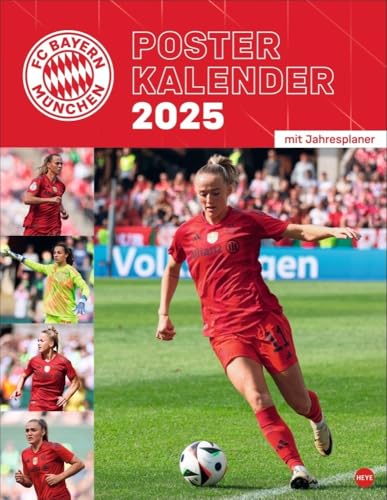 FC Bayern München Frauen Posterkalender 2025: Die besten Fotos der FC Bayern Damen in einem spektakulären Fußballkalender. Ein Muss für Frauenfußball-Fans! Format 34 x 44 cm (Bundesliga Kalender Heye) FC Bayern München Frauen Posterkalender 2025: Die besten Fotos der FC Bayern Damen in einem spektakulären Fußballkalender. Ein Muss für Frauenfußball-Fans! Format 34 x 44 cm (Bundesliga Kalender Heye)