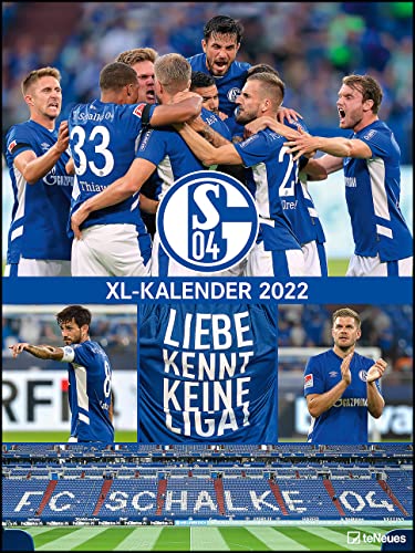 FC Schalke 04 2022 - Poster-Kalender-XL - Fußball-Kalender - Fan-Kalender - 48x64 - Sport von teNeues