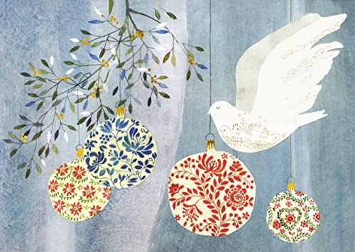 Festive Dove Deluxe Boxed Holiday Cards: Christmas Cards, Greeting Cards
