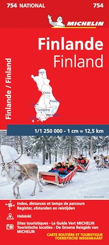 Finland (754): Wegenkaart Schaal 1 : 1.250.000 (National, Band 754) von MICHELIN