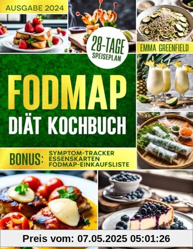 FODMAP DIÄT KOCHBUCH: Linderung von RDS und Verdauungsstörungen, mit über 100 wissenschaftlich fundierten Rezepten. Entdecken Sie eine Reise zur Darmheilung, einen Speiseplan und Tipps von Experten. FODMAP DIÄT KOCHBUCH: Linderung von RDS und Verdauungsstörungen, mit über 100 wissenschaftlich fundierten Rezepten. Entdecken Sie eine Reise zur Darmheilung, einen Speiseplan und Tipps von Experten.