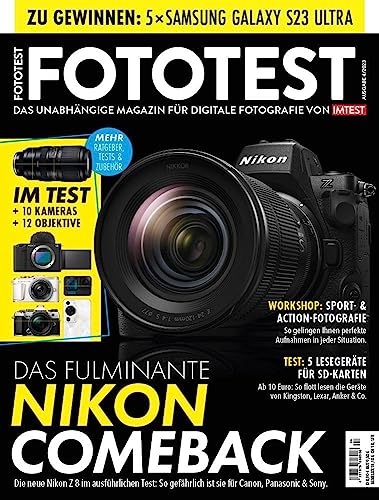 FOTOTEST - Das unabhängige Magazin für digitale Fotografie von IMTEST: FOTOTEST Ausgabe 04/23 Sport & Action FOTOTEST - Das unabhängige Magazin für digitale Fotografie von IMTEST: FOTOTEST Ausgabe 04/23 Sport & Action von FUNKE Medien Hamburg