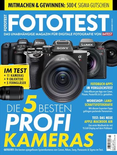 FOTOTEST - Das unabhängige Magazin für digitale Fotografie von IMTEST: FOTOTEST Ausgabe 05/23 Landschaft & HDR FOTOTEST - Das unabhängige Magazin für digitale Fotografie von IMTEST: FOTOTEST Ausgabe 05/23 Landschaft & HDR von FUNKE Medien Hamburg