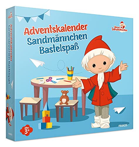 FRANZIS 67360 - Sandmännchen Adventskalender Bastelspaß, 24 Bastelprojekte und Vorlesegeschichten bis Weihnachten, für Kinder ab 3 Jahren FRANZIS 67360 - Sandmännchen Adventskalender Bastelspaß, 24 Bastelprojekte und Vorlesegeschichten bis Weihnachten, für Kinder ab 3 Jahren