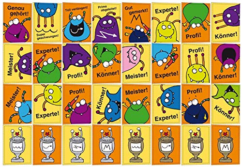 FRESCH-Strategiesticker: 224-mal Lob und Belohnung abgestimmt auf die vier FRESCH-Strategien (1. bis 4. Klasse) (Fit trotz LRS - Grundschule)