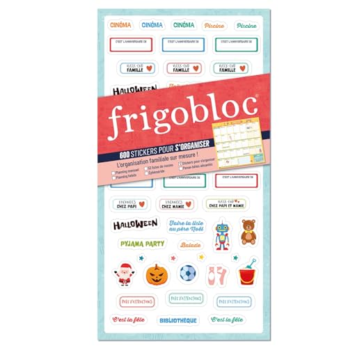 FRIGOBLOC - 600 STICKERS POUR S'ORGANISER: L'organisation familiale sur mesure von PLAY BAC