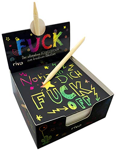 FUCK – Der ultimative Kratzblock zum kreativen Abkotzen: Malbuch