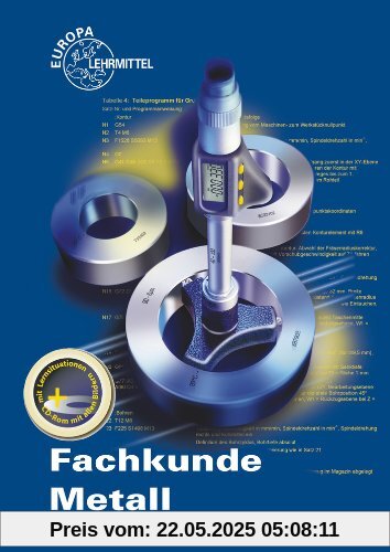 Fachkunde Metall mit CD-ROM
